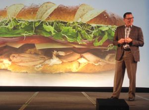 Yeah, that’s a big sandwhich Tom is speaking to.